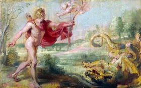 Apollo and the Python Snake by Peter Paul Rubens