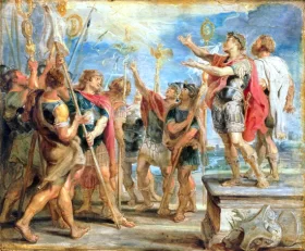 Constantine's Conversion 1622 by Peter Paul Rubens