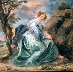 Hagar in the Desert by Peter Paul Rubens