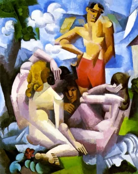 Bathers by Roger Fresnaye