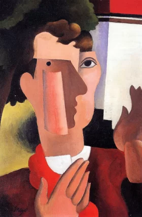 Man with a Red Kerchief by Roger Fresnaye