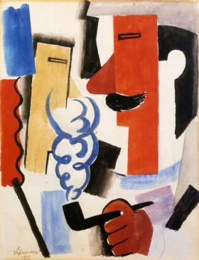 Soldier Smoking by Roger Fresnaye