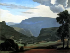 Landscape at Hauteville by Roger Fresnaye
