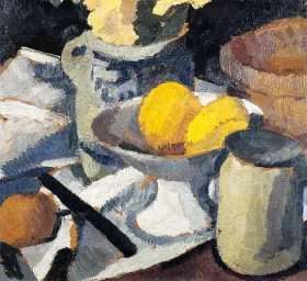Still Life with Lemons by Roger Fresnaye