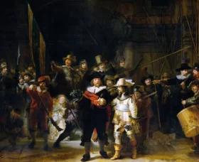 The Nightwatch 1642 by Rembrandt