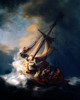 Christ in the Storm on the Lake of Galilee 1633 by Rembrandt