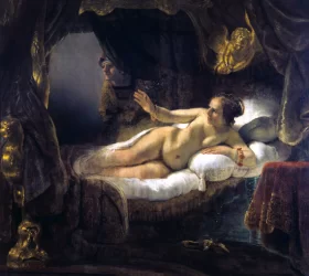 Danaë 1636 by Rembrandt