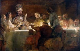 The Conspiracy of the Batavians under Claudius Civilis by Rembrandt