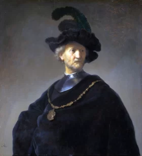 Old Man with a Gold Chain 1631 by Rembrandt