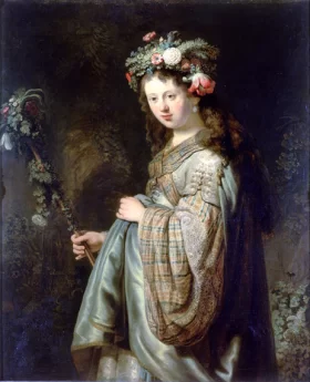 Flora 1634 by Rembrandt