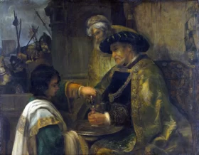 Pilate Washing his Hands by Rembrandt