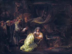 The Circumcision in the Stable 1661 by Rembrandt