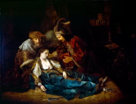 The Death of Lucretia 1640 by Rembrandt