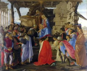 Adoration of the Magi 1476 by Sandro Botticelli
