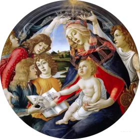Madonna of the Magnificat 1483 by Sandro Botticelli