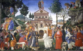 Temptations of Christ by Sandro Botticelli