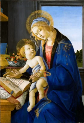 The Virgin and Child (The Madonna of the Book) by Sandro Botticelli