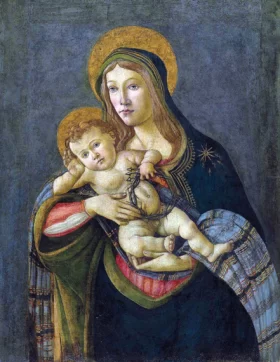 The Madonna and Child with the Crown of Thorns and three nails 1477 by Sandro Botticelli