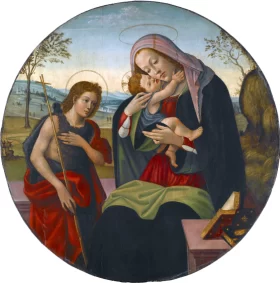 Madonna and Child with St. John the Baptist by Sandro Botticelli