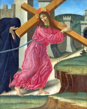 The carrying of the cross 1490 by Sandro Botticelli