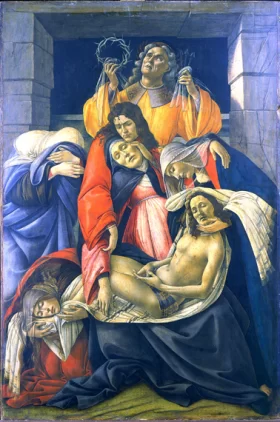 The Lamentation over the Dead Christ by Sandro Botticelli
