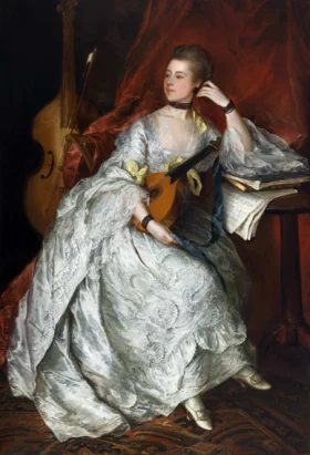 Ann Ford (later Mrs. Philip Thicknesse) 1760 by Thomas Gainsborough