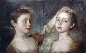 The Painter's Two Daughters 1758 by Thomas Gainsborough