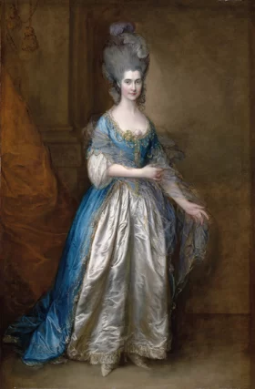 Portrait of Mrs. William Villebois by Thomas Gainsborough