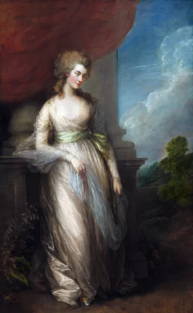 Georgiana, Duchess of Devonshire 1783 by Thomas Gainsborough