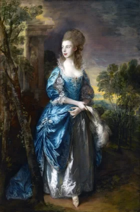 The Hon. Frances Duncombe 1777 by Thomas Gainsborough