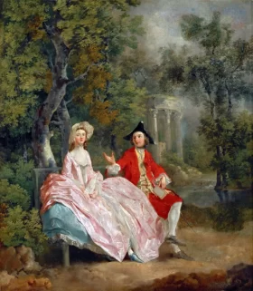 Conversation in a Park 1746 by Thomas Gainsborough