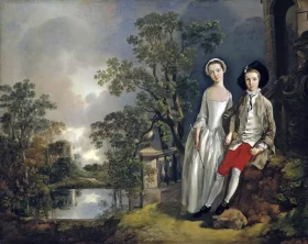 Heneage Lloyd and his sister 1750 by Thomas Gainsborough