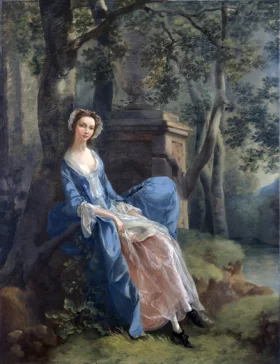 Portrait of a Woman, Possibly of the Lloyd Family 1750 by Thomas Gainsborough