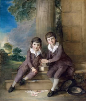 Double portrait of Master John Truman Villebois by Thomas Gainsborough