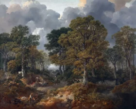 Cornard Wood, near Sudbury, Suffolk 1748 by Thomas Gainsborough