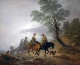 Going to Market, Early Morning by Thomas Gainsborough