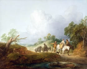 Returning From Market by Thomas Gainsborough