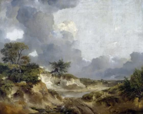 A View in Suffolk 1746 by Thomas Gainsborough