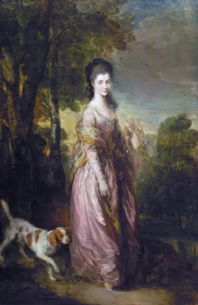 Portrait of Mrs Lowndes-Stone 1775 by Thomas Gainsborough