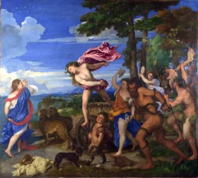 Bacchus and Ariadne by Titian Vecellio