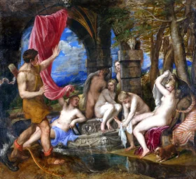 Diana and Actaeon by Titian Vecellio