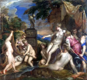 Diana and Callisto by Titian Vecellio