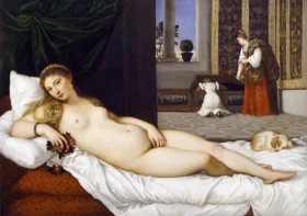 Venus of Urbino 1538 by Titian Vecellio