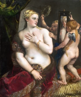 Venus with a Mirror 1555 by Titian Vecellio