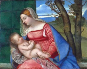 Bache Madonna 1508 by Titian Vecellio