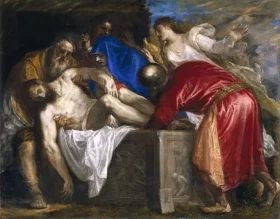 The Burial of Christ 1559 by Titian Vecellio