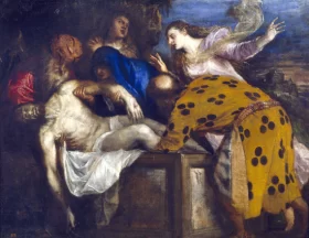 The Burial of Christ 1572 by Titian Vecellio