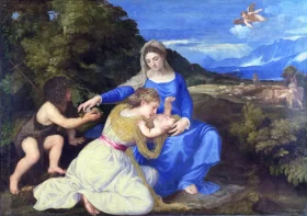 The Aldobrandini Madonna 1530 by Titian Vecellio