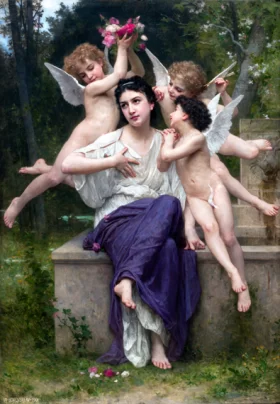 Dream of Spring 1901 by William-Adolphe Bouguereau