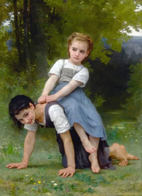 The Pony-Back Ride by William-Adolphe Bouguereau